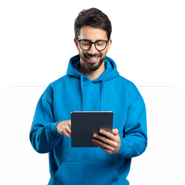 Modern home with solar panels